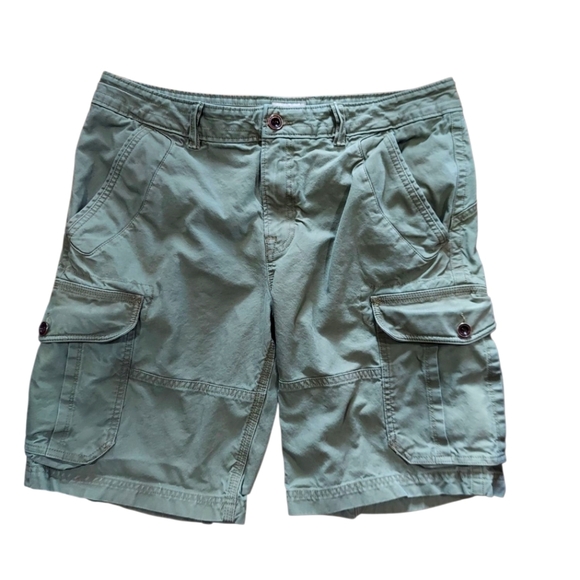 Timberland Army Green Men's  Cargo Shorts - Picture 1 of 5